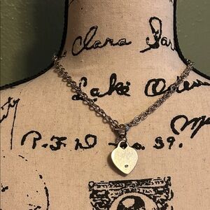 Silver Heart Pendant Necklace